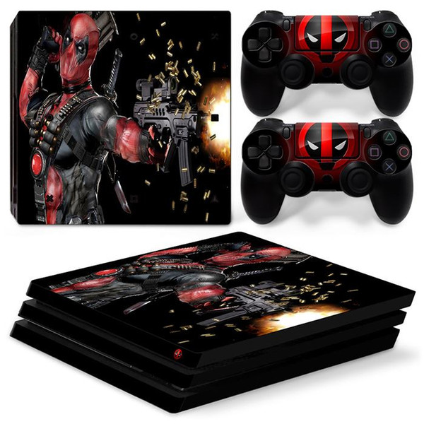 Fanstore Skin Sticker Vinyl Decal Full Cover for Playstation PS4 Pro Console and 2 Remote Controller