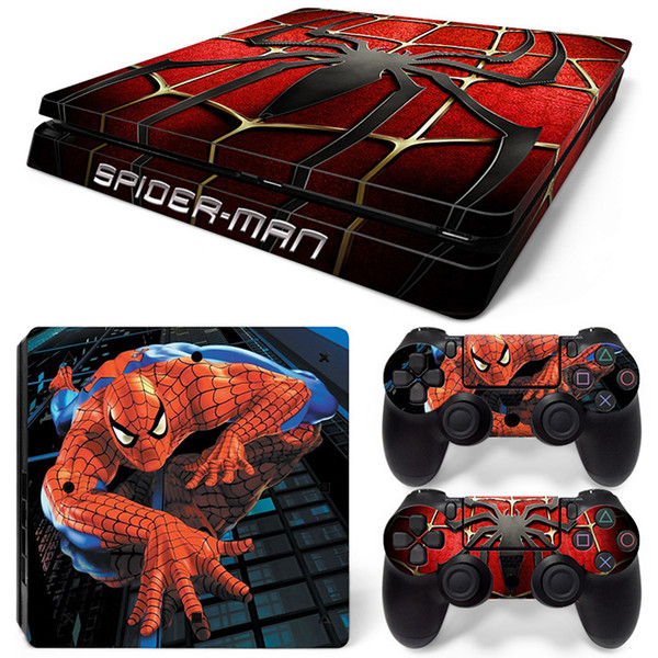 Fanstore Customized Decals New Version Skins Sticker for Playstation PS4 Slim Console and 2 Remote Controller