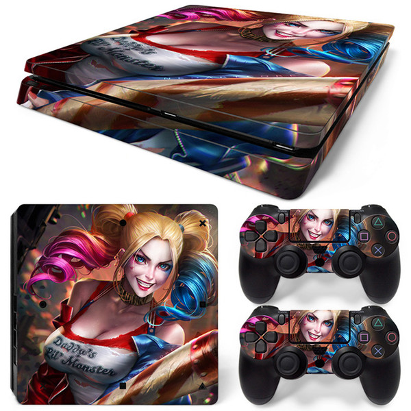 Fanstore Skins Sticker Vinyl Decal High Quality Design for Playstation PS4 Slim Console and 2 Remote Controller Wooden Designs