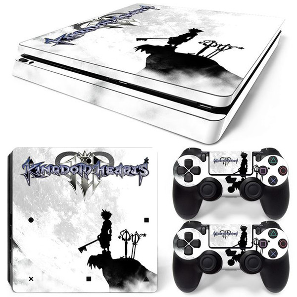 Fanstore Skins Sticker Vinyl Decal Full Set Various Design for Playstation PS4 Slim Console and 2 Remote Controller