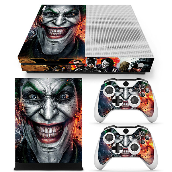 Fanstore Skin Sticker PVC Wrap for Xbox One S Console and 2 Remote Controller Cool Design