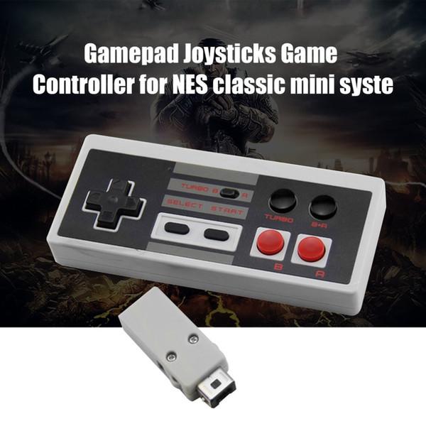 Retro Handheld Game controller 2.4G Wireless Gamepad Gaming pad for Mini NES Built-in 200mah battery