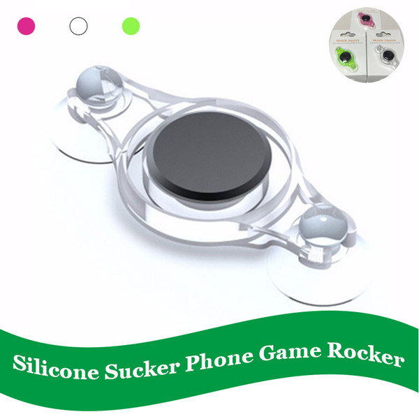 Game Joystick Phone Games Direction Rocker Stick PUBG Controller With Suction Cup Handles Reusable Screen Sucker For iPhone Android Tablet