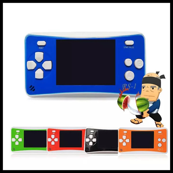 RS-1 Handheld Game Consoles Mini Protable Game Players Color Video Game Console Children Gifts Classic Games Box