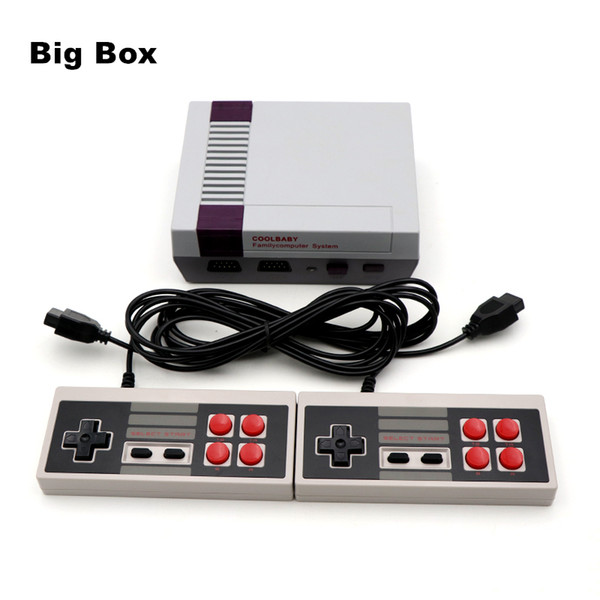 Coolbaby Big Box Mini TV Video Handheld Game Console 620 Games 8 Bit Entertainment System For Nes Classic Games Nostalgic Host