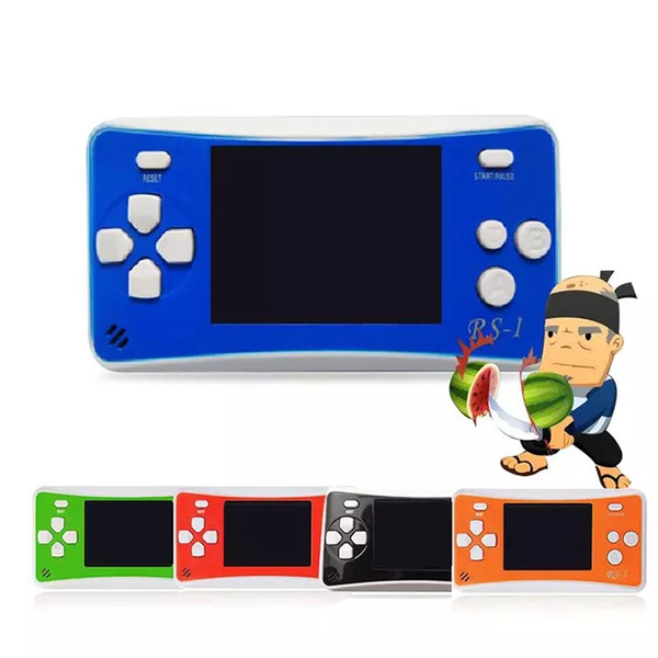 RS-1 Handheld Game Consoles Mini Protable Game Players Color Video Game Console Children Gifts Classic Games Box Coolbabygames