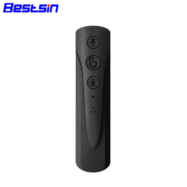 Bestsin Wireless Bluetooth 3.5mm Car Aux Audio Stereo Music Receiver Adapter+Mic For PC Bluetooth V 4.2 +EDR