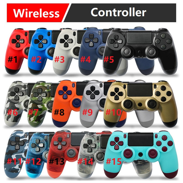 For Sony PlayStation4 PS4 Wireless Game Controller Newest Game System Gaming Controllers Joystick Gaming Pad with Package High Quality