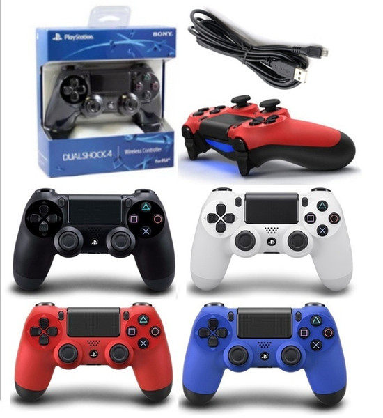 HOT PS4 Wireless Bluetooth Game Gamepad SHOCK4 4 Color Controller Playstation For Sony PS4 Controller with retail box DHL FREE