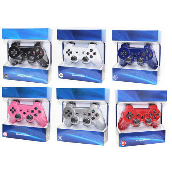 Top Quality For PS3 PS4 Wireless Controller Game Controllers Joystick For PS3 Bluetooth Controller Available Real Six Axis SHOCK 3 Support