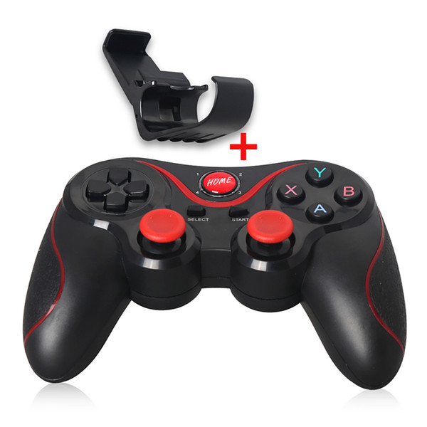 T3 Bluetooth Gamepad For Android samsung Phone tablet pc Wireless Bluetooth Joystick Jaypad Game Controller With Mobile Holder