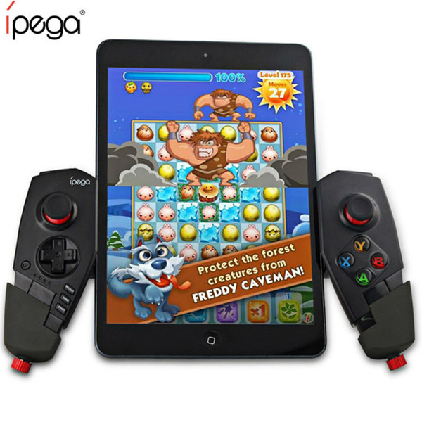 IPEGA PG-9055 Wireless Bluetooth Game Controller Joystick Telescopic Gamepad with Stretch Bracket for iOS ipad Android TV Box Set Top Box