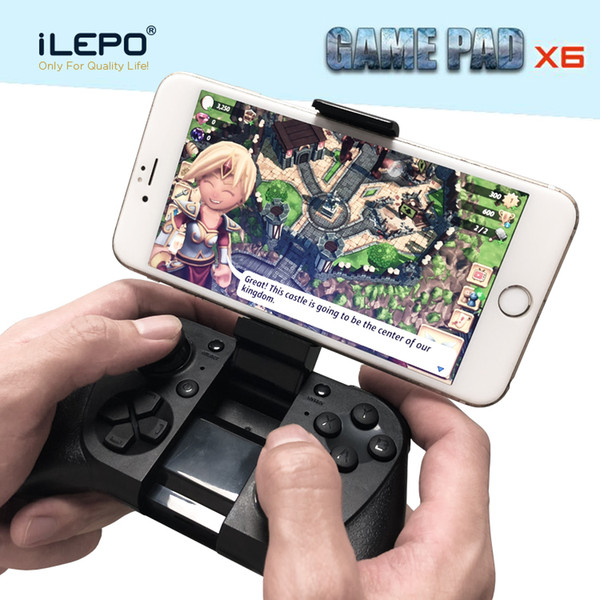 1 Piece!! Gamepad X6 Portable Game Controller Support MFI Game For IOS Iphone Apple Super Smart Phone Game Companion Wireless 3.0 Compatible