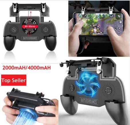 Hot selling SR Cooler Cooling Fan Gamepad Pubg Telefoon Controller Hand Grip Gampads Smart Telefoon Trigger Game Fire Doel Sleutel Voor PUBG