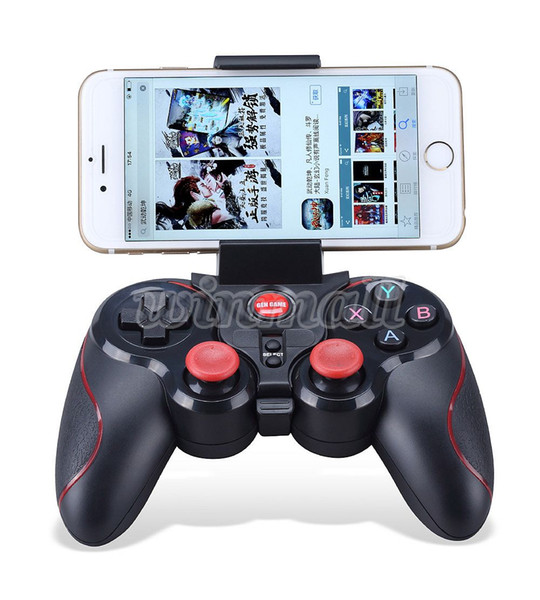 DHL 20pcs S5 Bluetooth Wireless Game Controller Gamepad Joystick for IOS iPhone iPad Android Smart Phone Smart TV VR Box