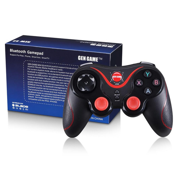 GEN GAME Wireless Bluetooth 3.0 Gamepad Gaming Controller Game Gamepad Joystick for Android Smartphone Holder PC Android Phone