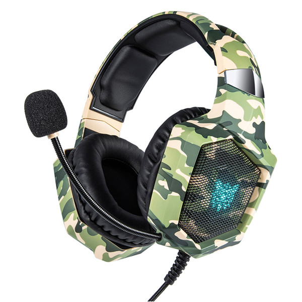 ONIKUMA K8 Professional Headset For Esports Camouflage PS4 Bass Gaming Headphones Game Earphones for PC New Xbox One Tablet