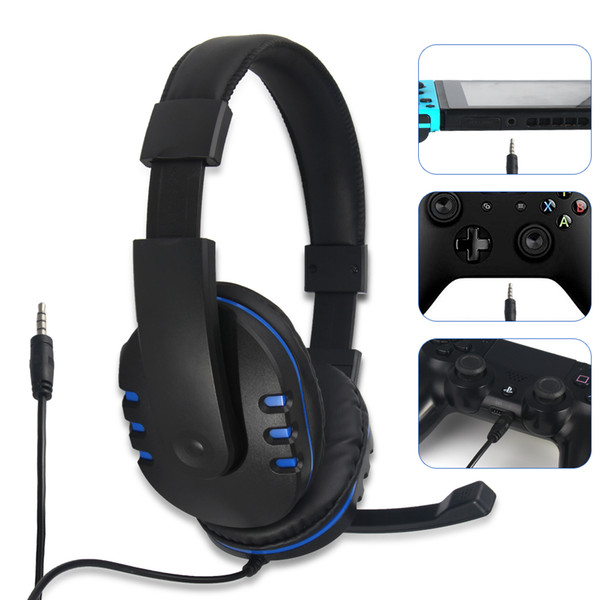 hot sale USB wired gaming headphones Noise Canceling Stereo Earphone for ps4/ps4 pro/slim /X-One series/N-switch with microphone new