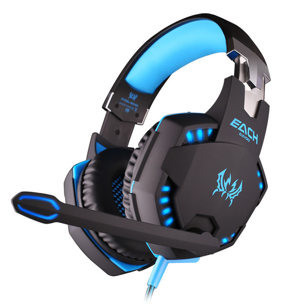 KOTION EACH G2100 Gaming Headset Headphones With Mic LED Light Vibration Function For PC Computer PS4 Xbox One