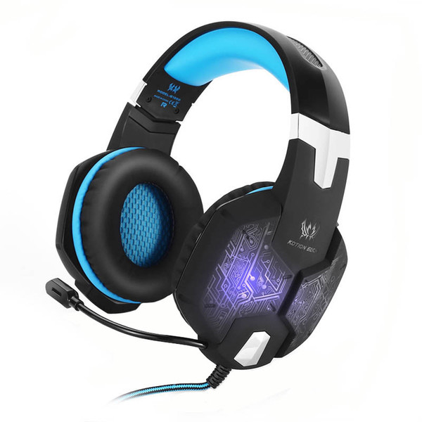 Gaming Headset for PS4 PC Computer 7.1 Surround Sound Headset with Noise Canceling Mic LED Light Over-Ear Headphones