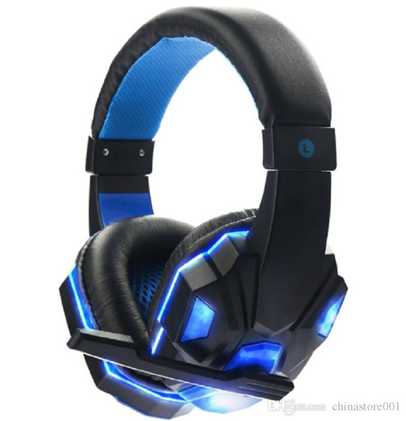 Wired LED Gaming Headphhone Headset Gamer Cheap 3.5mm Earphone Game Headphones With MIC For PC Computer Laptop Smart Phone High Quality