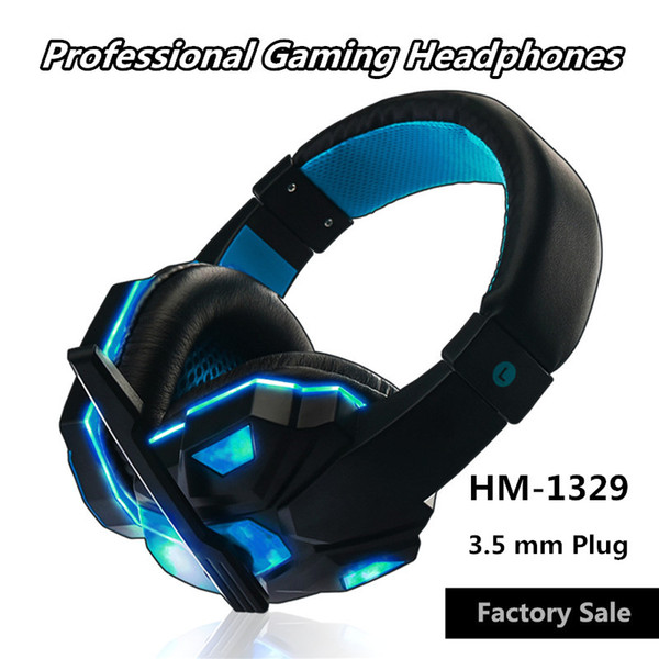 High quality Gaming Headset Hifi Computer Big Earphone PC Gamer Noise Canceling Headphones with Microphone Head Phone 3.5mm plug