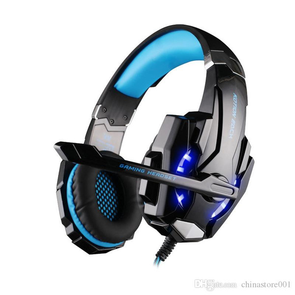 For PS4 Wired LED Gaming Headphones G9000 Headset Gamer 3.5mm Earphone Game Headphone With MIC For PC Computer Laptop Cell Phone PS4