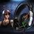 Joinrun Gaming Headphone Stereo Earphones Headset Earphones with Microphone for PC Mobile Phone Game Internet cafe