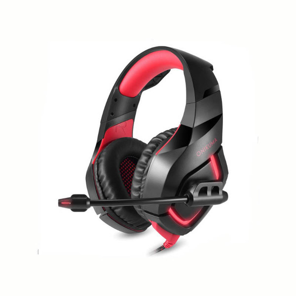 Over-Ear Surround Sound Noise Cancelling Gaming Headset Stereo Microphone Headphone With LED Light for PC Computer Tablet