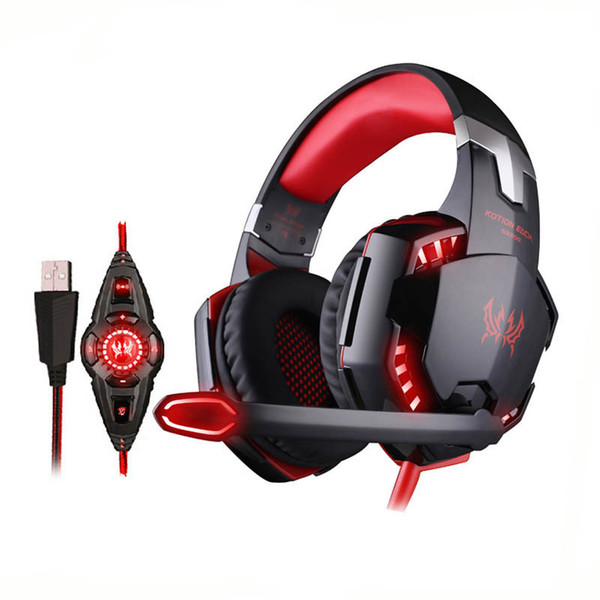 G2200 Gaming Headset Casque USB 7.1 Virtual Game Headphone with Mic Vibration Noise Cancelling Headset for Computer PC Gamer