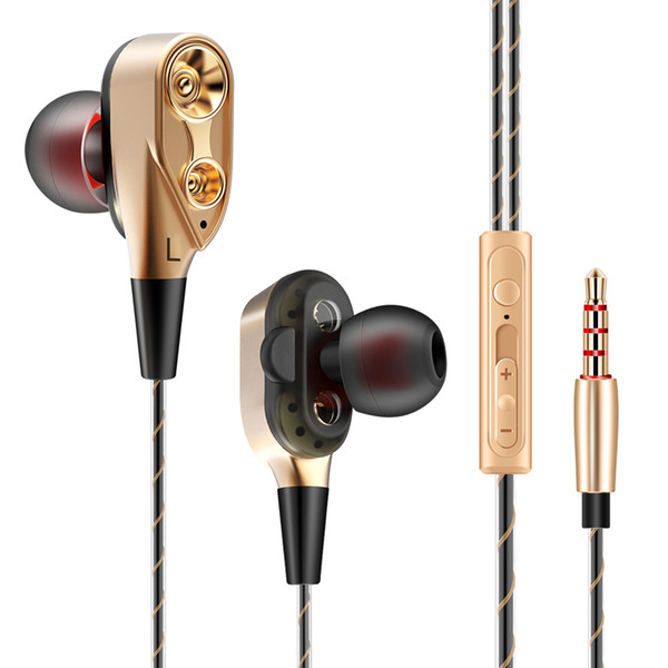 HIFI sound quality CK8 In-ear Phone with MIC Sports and gaming earphone HI-RES Certificate With Package