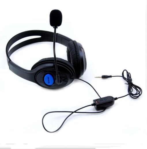 Headphone for PS4 Luxurious Wired Headset for Sony Playstation 4 Top Quality Headphones 60PCS/lot