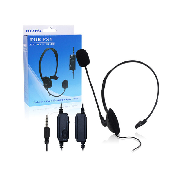 High quality hot sale Single-side Broadcaster Wired Gaming Headset Earphone Headphone for Sony PlayStation 4 PS4 with micphone