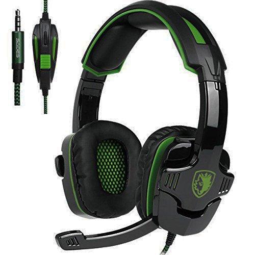 New Updated Gaming Headphones,SADES SA930 3.5mm Stereo Sound Wired Professional Computer Gaming Headset with Microphone,Noise Isolating