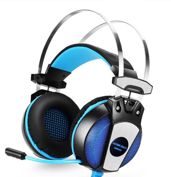 KOTION EACH GS500 3.5mm Gaming Game Headset Headphone Earphone Headband with Mic Stereo Bass LED Light for PS4 PC Computer Laptop Phone