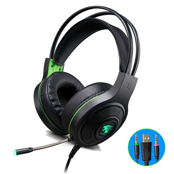 V5000 7.1CH LED 3.5mm Wired PC Laptop Gaming Headphones Noise Cancelling Stereo Sound for PC Gamers Mobile Phone PS4 Xbox One