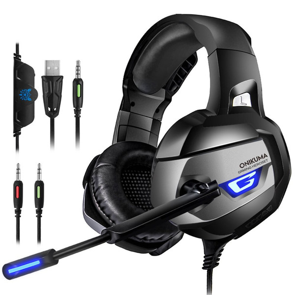 ONIKUMA K5 Gaming Headset With Microphone Gaming PC Computer Noise Cancelling Headphones For PS4 Xbox One