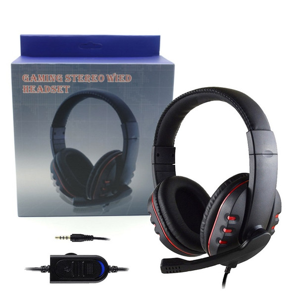 For PS4 Wired Gaming Headphone Headsets 3.5mm Earphone Switch Game Headphones With MIC For PC Computer Laptop iPhone Samsung