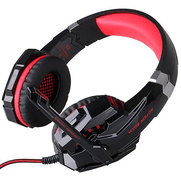 PS4 Gaming Headphone with USB 7.1 Surround Sound Game Headset Earphone for Laptop Tablet Mobile Phones Headband with Microphone LED Light