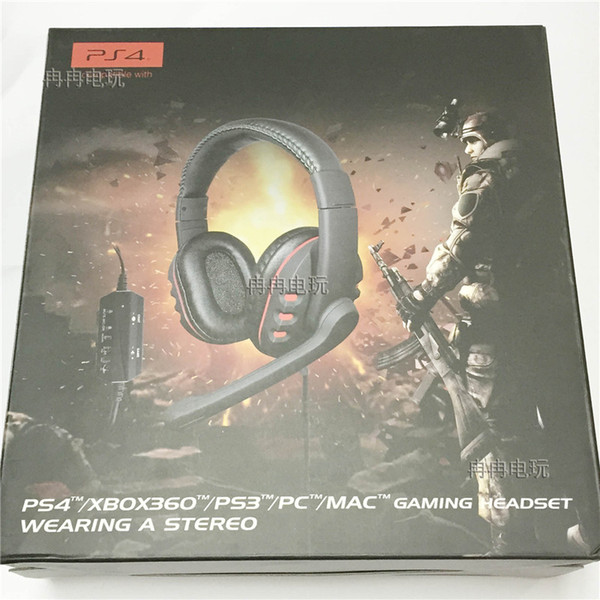 1pcs Muti-funtion Stereo Gaming Headset Headphone Earphone Auriculares Casque with Microphone for PS4 PS3 XBOX360 PC Mac