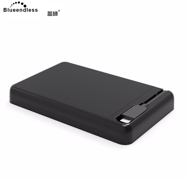 Blueendless For usb hard disk black portable tool free CLE USB 3.0 External Hard Driver Cases 2.5'' SATA SSD HDD Enclosures