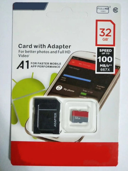 15pcs SALE Android Extreme 32GB 64GB 128GB 256GB micro TF Card U3 Class 10 TF Memory Card 100mb/s 4K Card 667x