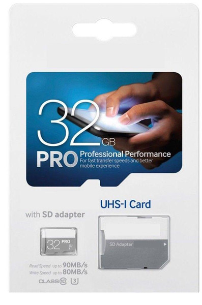 PRO PLUS EVO 128GB 64GB 256GB 32G Class 10 Micro SD TF Card SD Adapter Blister Package Free Shipping