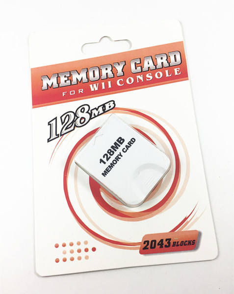 new arrival 8MB/16MB/32MB/64MB/128MB Memory Card Memory Storage Card Save Saver For Nintendo Wii Console GameCube With Retail box