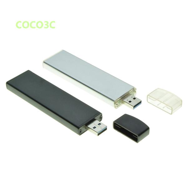 external hdd enclosure USB 3.0 to .2 SSD Portable Mobile Box USB3.0 to B+M key NGFF Hard Disk adapter M2 SSD External