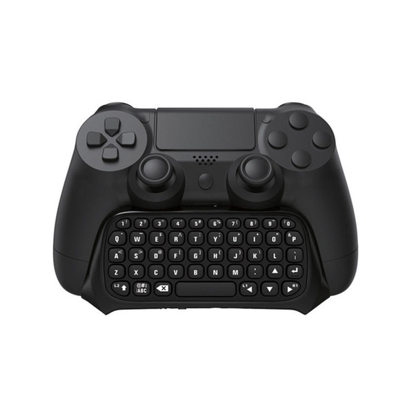 Hot Sale 1Pc Wireless Bluetooth Chatpad Message Keyboard for Sony for PlayStation 4 for PS4 Controller Black