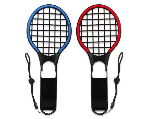 DOBE Switch Colourful Tennis Racket for N-Switch Joy-Con Controllers Grips for Somatosensory Games Aces 2 Pack Motion Sensors