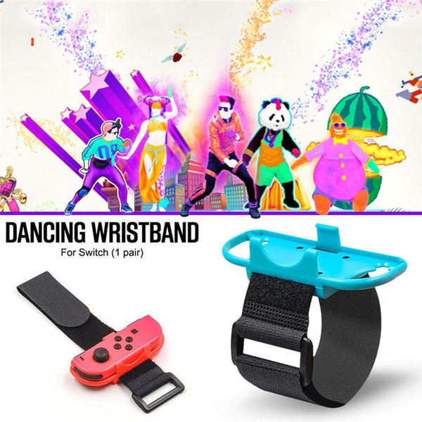 1 pair Just Dance Wristbands Switch wristband just-dance Adjustable Game Wristbands for Nintendo Switch Joy-Con Controllers band Accessories