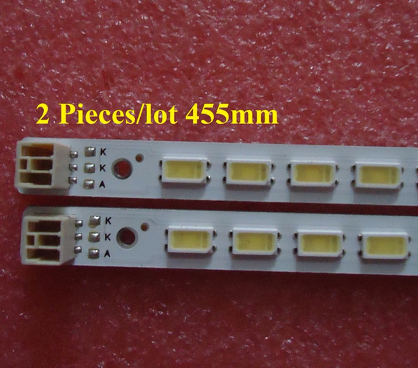 Freeshipping 2 Pieces/lot send package is: 40INCH-L1S-60 455MM,Replacement LJ64-03073A LED strip 2011SGS40 5630 62 H1 REV0,100% good working