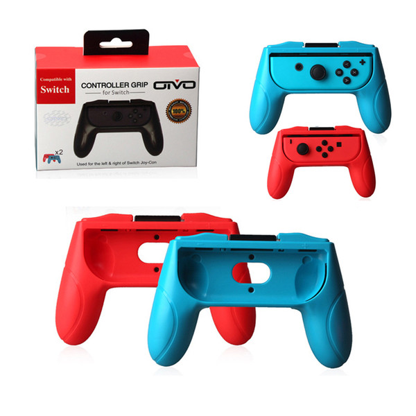 Grips for Nintendo Switch Joy Con Controller Set of 2 Handle Comfort Hand grips Kits Stand Support Holder Shell